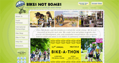 Desktop Screenshot of bikesnotbombs.org